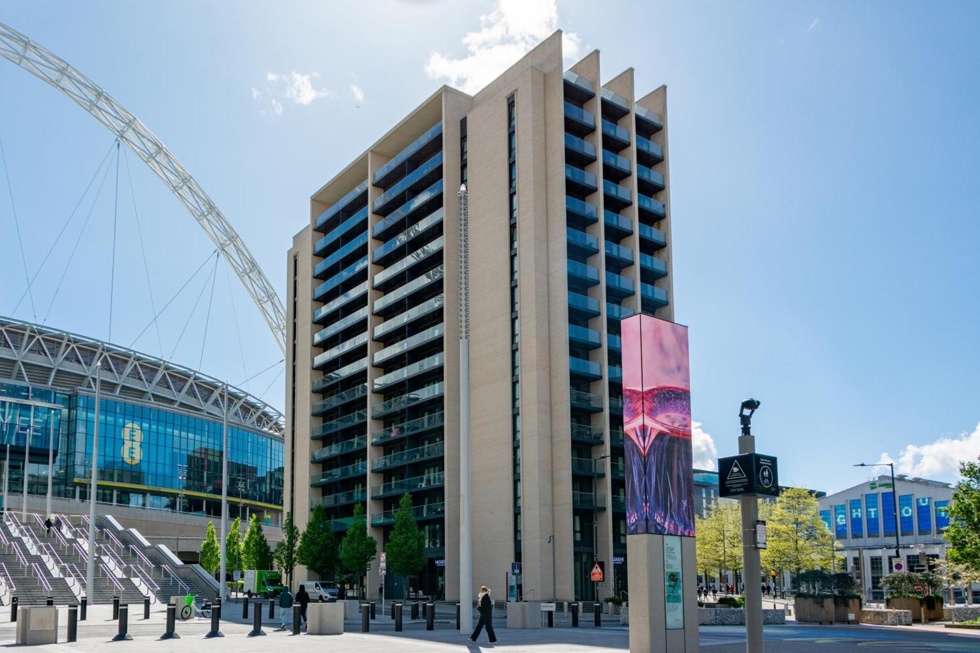 Mysquare State-Of-The-Art 1 Bedroom Apartments Near Wembley Park London Eksteriør billede